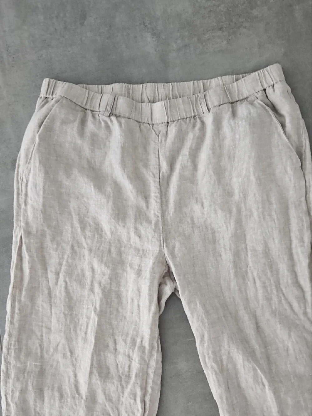 Quince Women's 100% Linen Pants in Flax